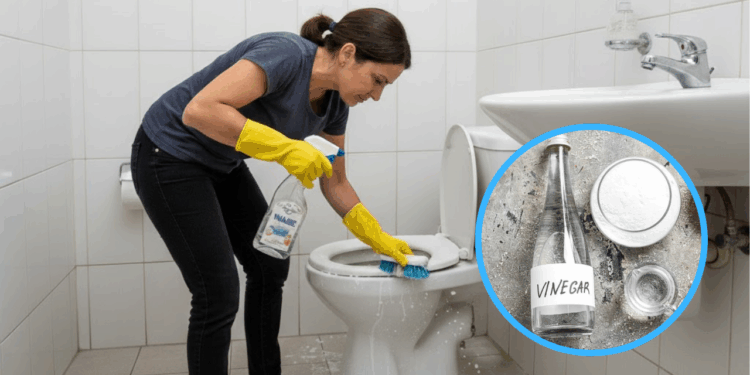 Misturinha caseira para limpar o banheiro e tirar o cheiro de esgoto