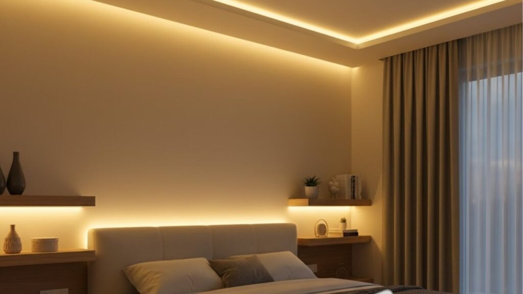 Como usar luz amarela para deixar o quarto mais relaxante