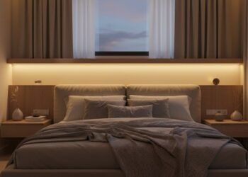 Como usar luz amarela para deixar o quarto mais relaxante