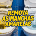 Truque simples para deixar o vaso sanitário sem manchas amarelas