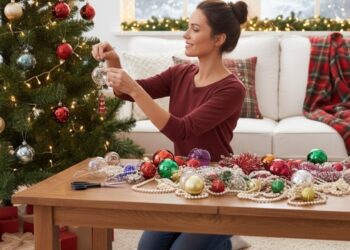 Como fazer uma decoração criativa e econômica para o Natal