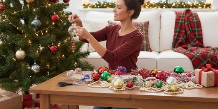 Como fazer uma decoração criativa e econômica para o Natal