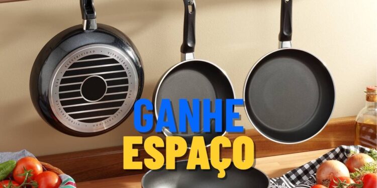 Jeito certo de armazenar panelas e ganhar espaço no armário