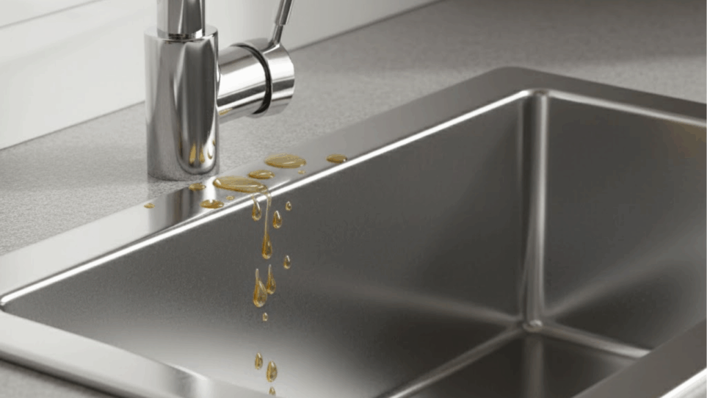 Truques para deixar a pia brilhando e evitar manchas de água