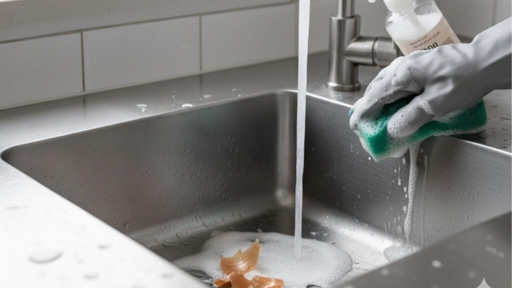 Evite que o cheiro de cebola fique impregnado nos utensílios