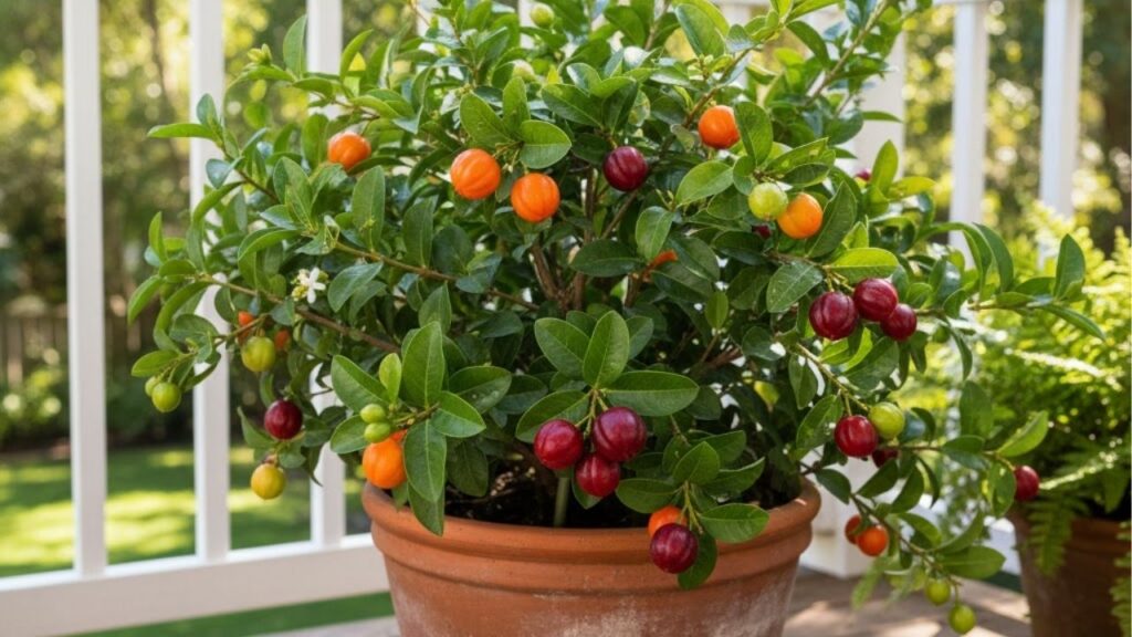 Frutas fáceis de cultivar em vasos na varanda de casa