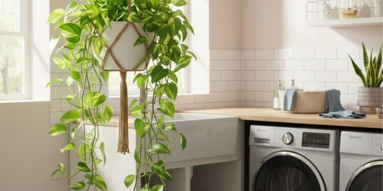 Deixe a área de serviço mais fresca com estas plantas