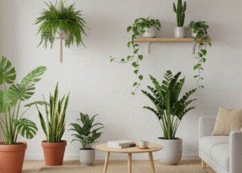 Dê mais vida a ambientes com paredes brancas com estas 6 plantas