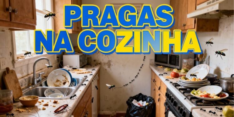 Erros na limpeza que atraem pragas para a cozinha sem você perceber