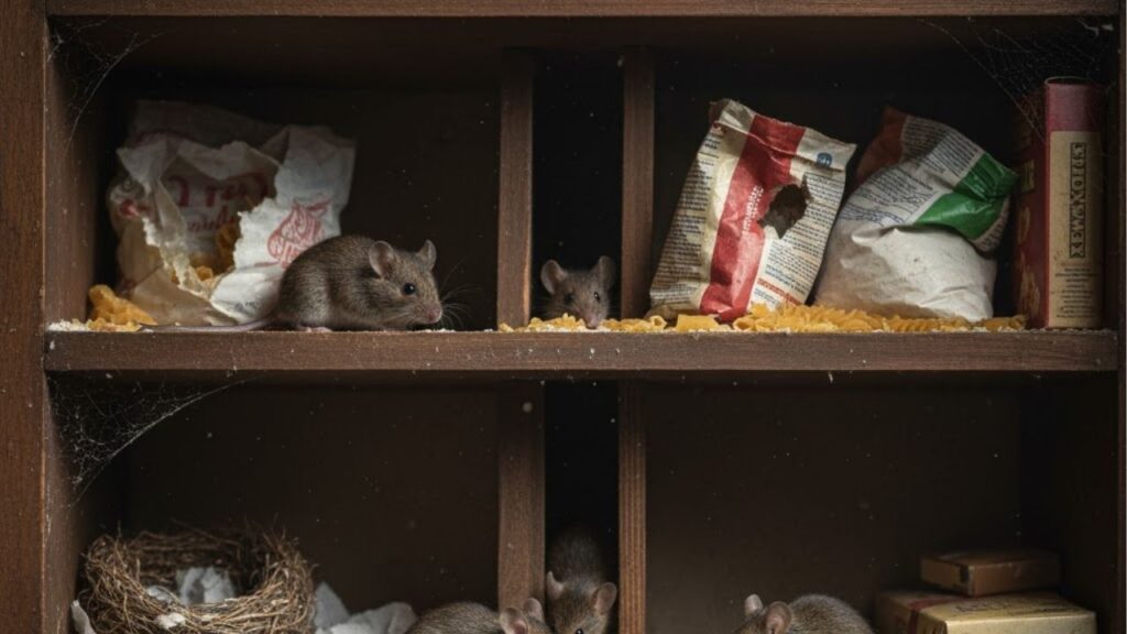 O esconderijo preferido dos ratos dentro de armários e despensas