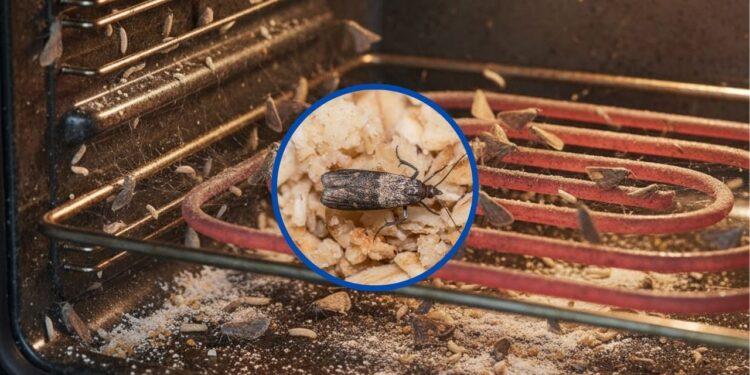 Veja como lidar com as traças no forno elétrico sem produtos químicos