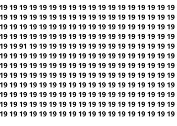 Somente 30% da população brasileira encontra o número oculto em 5 segundos