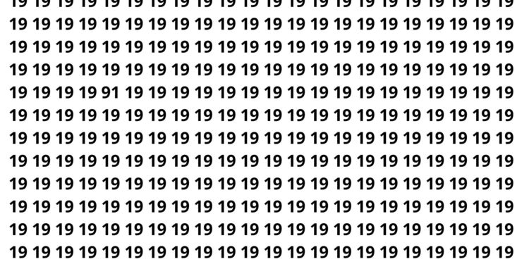 Somente 30% da população brasileira encontra o número oculto em 5 segundos