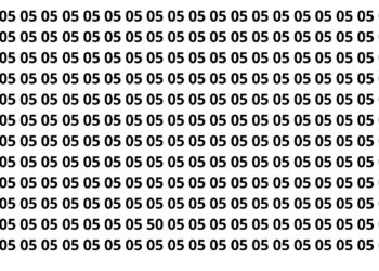 Somente 1 em 10 pessoas encontra o número escondido em 4 segundos
