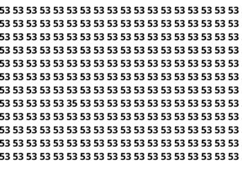 Só os mais rápidos encontram o número escondido em 5 segundos