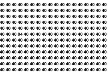 Somente 60% da população brasileira encontram o número oculto em 8 segundos