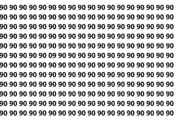 Apenas 3 em cada 10 pessoas encontram o número oculto em menos de 7 segundos