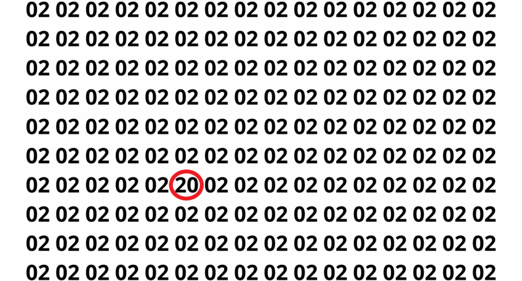 Encontre o número escondido na ilusão de ótica em 12 segundos