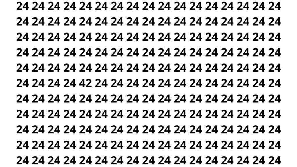 Encontre o número escondido na ilusão de ótica em 12 segundos