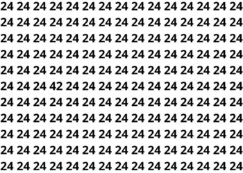 Encontre o número escondido na ilusão de ótica em 12 segundos