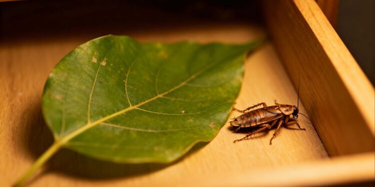 Basta uma folha para se livrar de baratas de forma natural