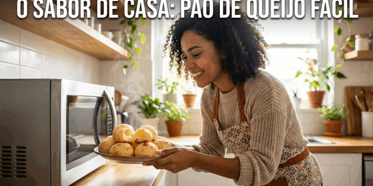 O pão de queijo de micro-ondas sem bagunça que facilita a vida na cozinha