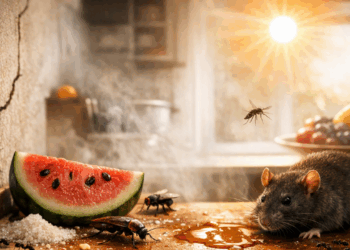 Esse erro comum no calor está atraindo pragas para sua casa sem você perceber