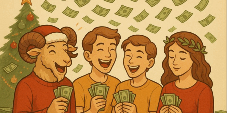 4 signos que vão ganhar dinheiro inesperados nesta semana de Natal