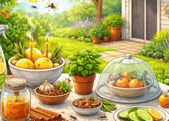 Formas práticas e eficazes de manter insetos longe no verão sem venenos químicos, usando soluções naturais, limpeza e barreiras físicas