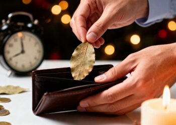 Coloque essa folha na sua carteira para a virada do ano e atraia dinheiro em 2026