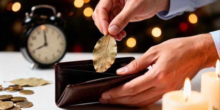 Coloque essa folha na sua carteira para a virada do ano e atraia dinheiro em 2026