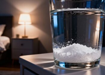 Coloque um copo com água e sal grosso no quarto e note a diferença