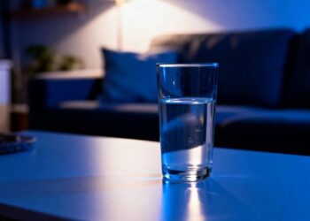 Coloque um copo com vinagre na sala à noite e veja o que muda no dia seguinte