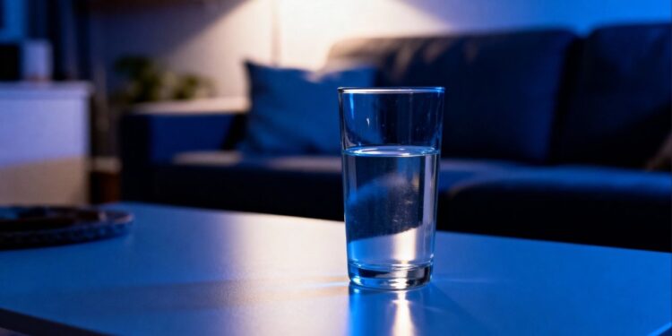 Coloque um copo com vinagre na sala à noite e veja o que muda no dia seguinte