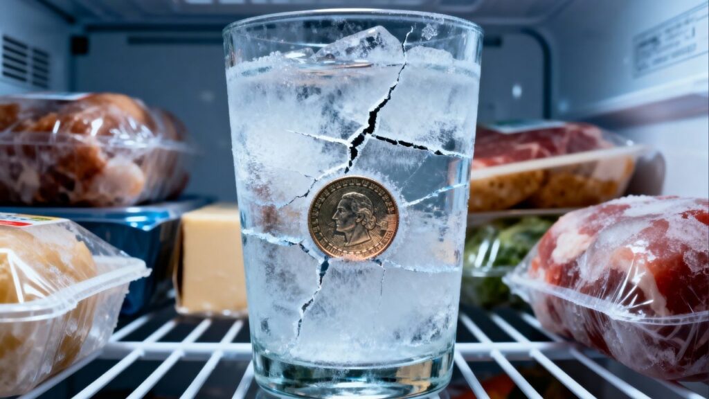 Coloque uma moeda no congelador antes de dormir e entenda o motivo