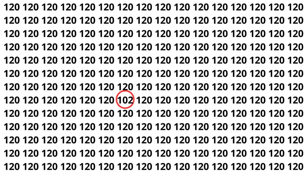encontre o número 102