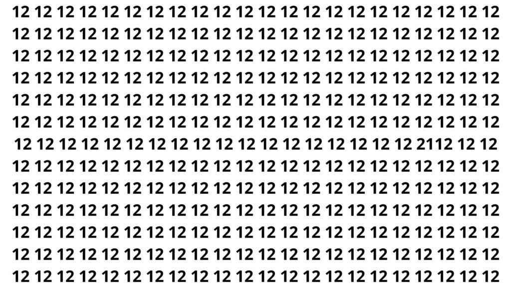 encontre o número 12