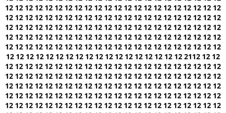 encontre o número 12