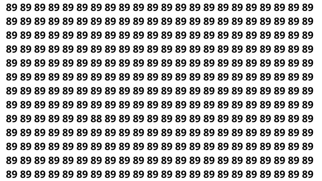 encontre o número 88