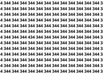 encontre o número 344