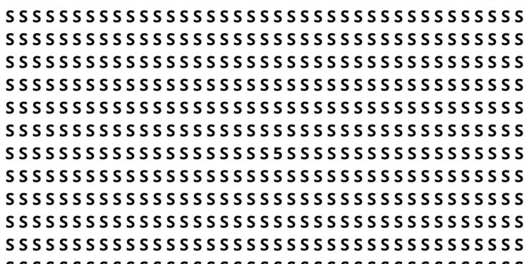 encontre o número 5