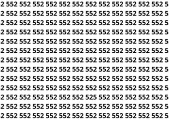 encontre o número 525