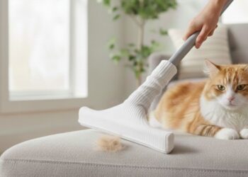 Remova pelos de animais da casa em segundos usando uma meia