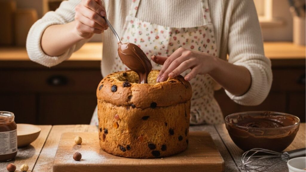 Transforme o panetone de mercado em um delicioso recheado