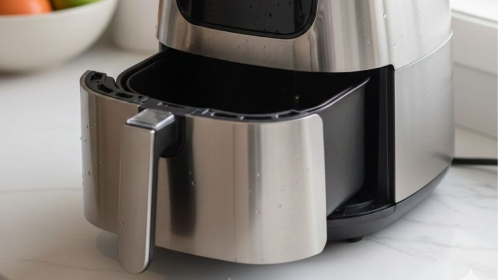 Como limpar a airfryer sem deixar resíduo grudado