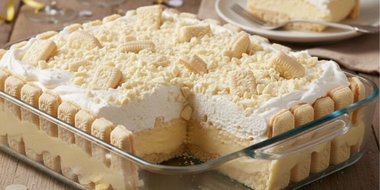 Você precisa de sorvete, creme e biscoitos para fazer a melhor sobremesa de Ano Novo