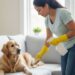 Como remover o cheiro de cachorro do sofá usando uma mistura simples