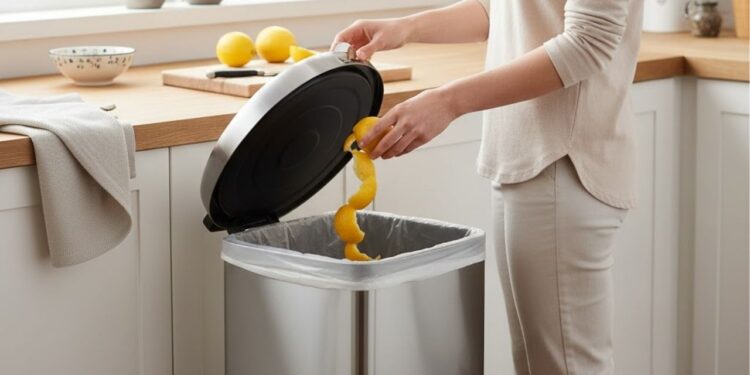 Como neutralizar cheiro de lixo usando cascas de frutas cítricas