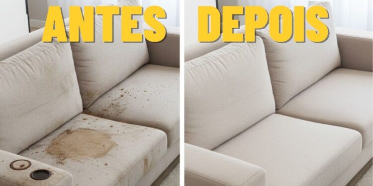 Diga adeus as manchas e ácaros do seu sofá usando essa misturinha
