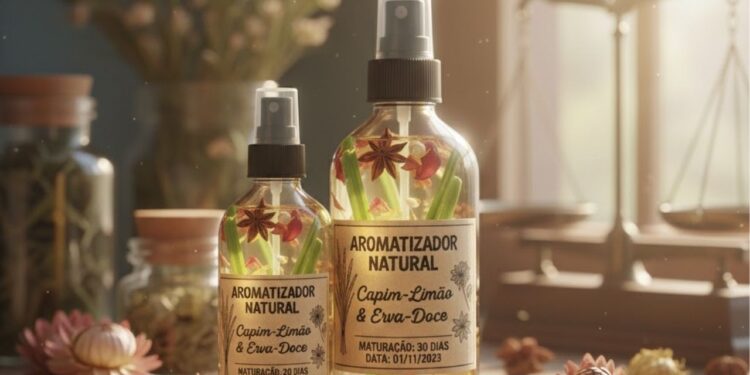 Aprenda a fazer este spray de ervas calmantes perfeito para aromatizar a casa no verão